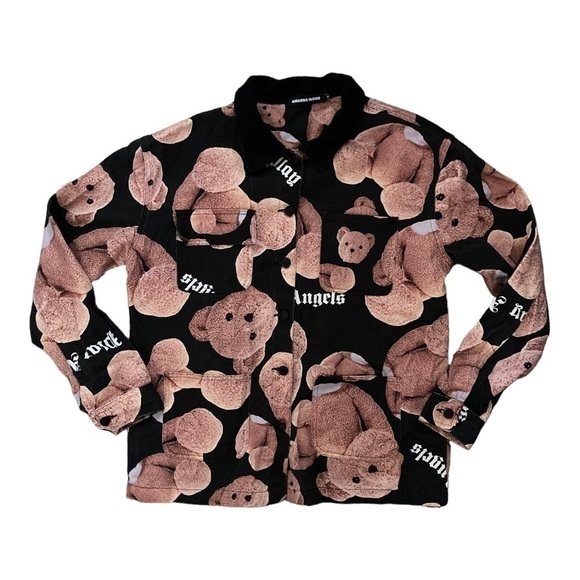 Amanda Whoo Broken Bears Cotton Oversized Jacket - Picture 5 of 6